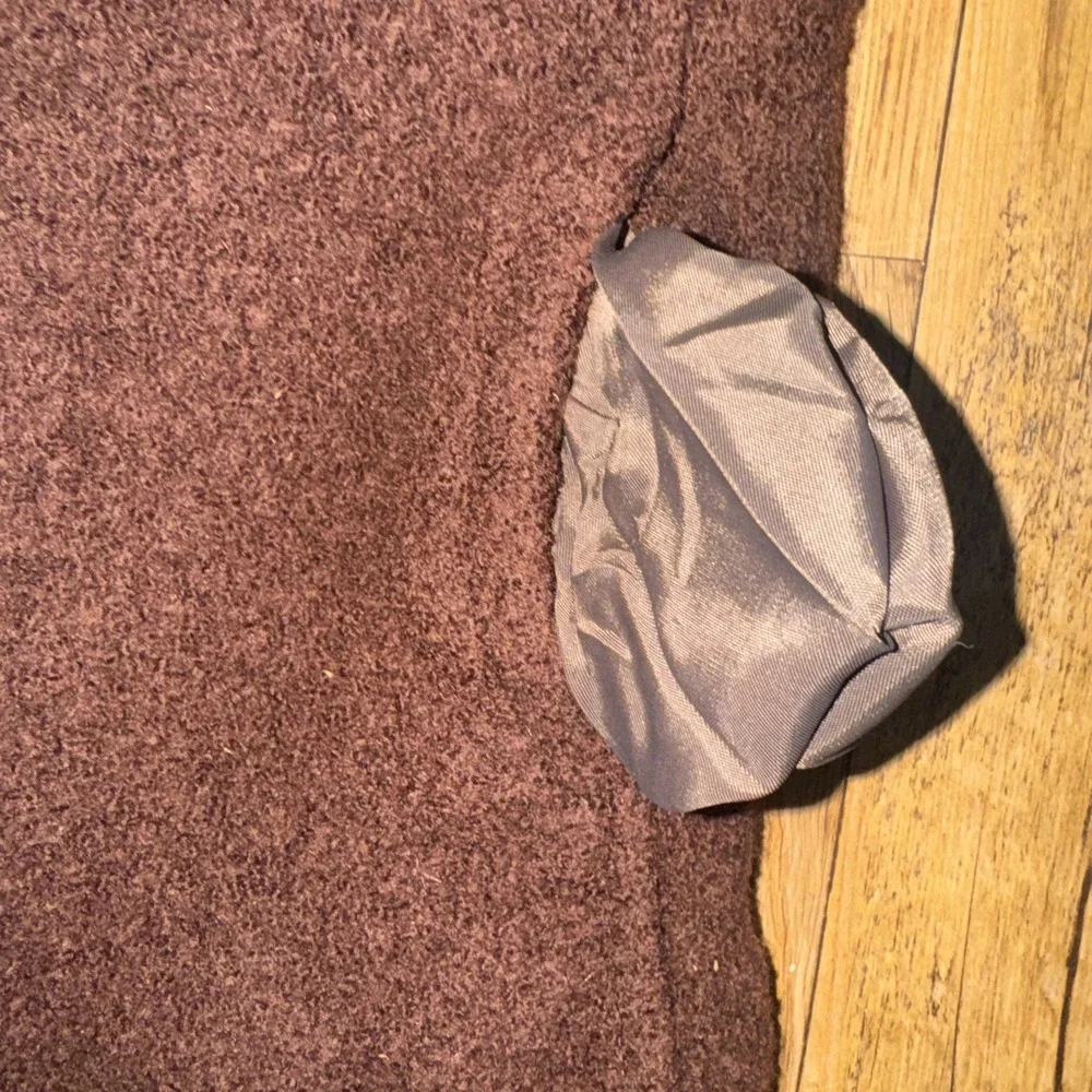 J Crew Vintage 100% Wool peacoat Jacket Size 6 Women's Brown Pockets Y2K #78 - Picture 11 of 16